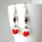 fanART- RedCrab earrings -g..