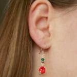 fanART- RedCrab earrings -g..